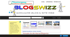 Desktop Screenshot of blogswizz.fr