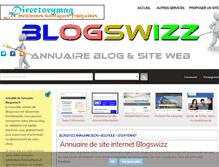 Tablet Screenshot of blogswizz.fr
